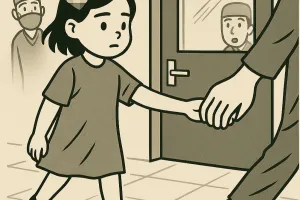 머리에 칼 꽂힌 채 병원 찾은 3세 여아…놀라운 침착성에 모두가 놀라
