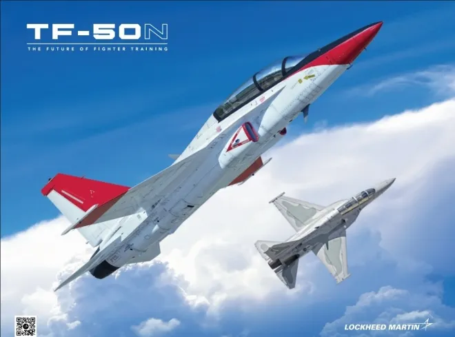 록히드마틴과 KAI가 제안할 TF-50N. 록히드마틴
