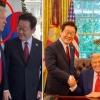 (영상) “가짜뉴스”…트럼프, 이 대통령에 다급히 귓속말, 정확한 내용 보니 [포착]