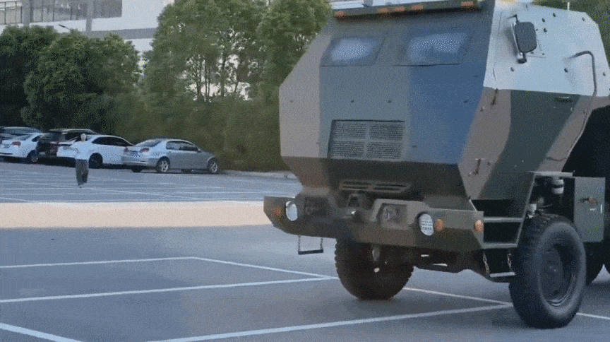 중국 소셜미디어에 공개된 영상의 일부