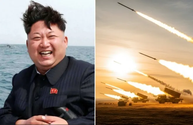 왼쪽은 김정은 북한 국무위원장, 오른쪽은 미사일 관련 사진(기사와 관계없음) 123rf.com 왼쪽은 김정은 북한 국무위원장, 오른쪽은 미사일 관련 사진(기사와 관계없음) 123rf.com