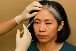 하얗게 센 머리, 이젠 안녕! ‘백발 주사’라는 게 있다고?