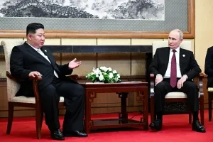 “쿠르스크서 함께 싸운 북한군”…푸틴 발언에 김정은도 화답