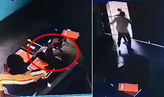 인도 안드라프라데시주(州) 아나카팔리에 있는 초다바람 교도소에서 수감자 2명이 교도관을 망치로 공격한 뒤 탈옥하는 충격적인 사건이 발생했다. 엑스(X) 캡처 인도 안드라프라데시주(州) 아나카팔리에 있는 초다바람 교도소에서 수감자 2명이 교도관을 망치로 공격한 뒤 탈옥하는 충격적인 사건이 발생했다. 엑스(X) 캡처