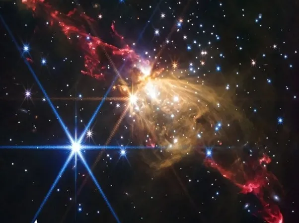 Sh2-284의 제임스 웹 우주 망원경 관측 이미지. Credit: NASA, ESA, CSA, STScI, Yu Cheng (NAOJ)