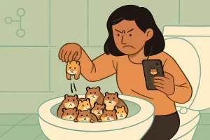 “햄스터 10마리 변기에”… 동물학대 논란 여성, 재판 넘겨