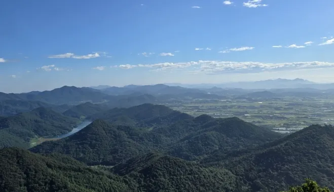 불갑산 정상 풍경