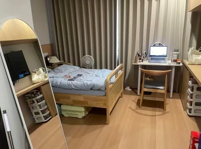 중국의 27세 여성이 살고 있다는 양로원 내부. SNS 캡처