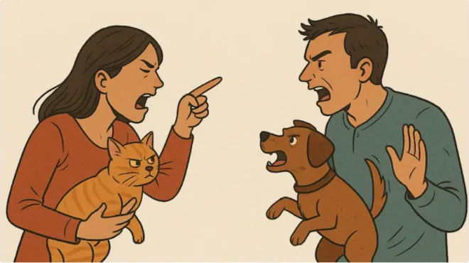 인도의 한 신혼부부가 각자 데려온 반려동물 간 갈등 끝에 이혼 소송을 제기해 화제다. 인디아투데이