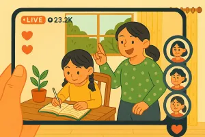 “숙제 안 미루고, 엄마도 화 안 내”…‘숙제 라방’ 푹 빠진 아이들
