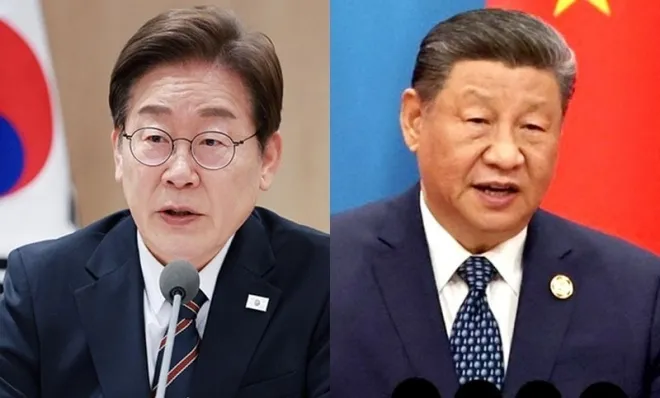 이재명(왼쪽) 대통령과 시진핑 중국 국가주석. 연합뉴스