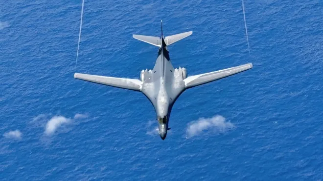 미군의 B-1B 폭격기 자료사진 미군의 B-1B 폭격기 자료사진