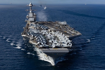 thumbnail - 전쟁하러 가나?…美 최강 핵 추진 항공모함 베네수엘라 인근 이동