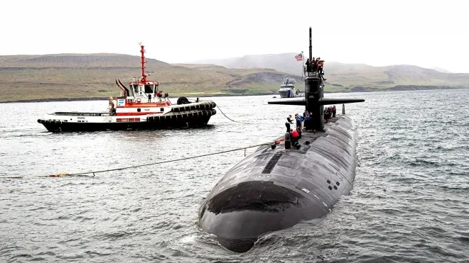 지난 7월 미 해군 핵잠수함 USS 뉴포트 뉴스호가 아이슬란드 레이캬비크에 입항했다. 미 해군 제공 지난 7월 미 해군 핵잠수함 USS 뉴포트 뉴스호가 아이슬란드 레이캬비크에 입항했다. 미 해군 제공
