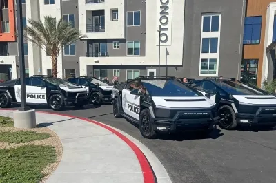 thumbnail - “미래 경찰차, 테슬라가 제작?”…라스베이거스, 사이버트럭 순찰차 도입 논란