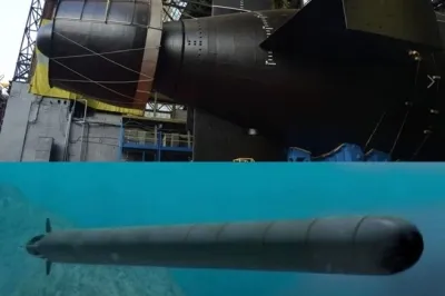 thumbnail - ‘종말의 무기’ 달고…핵 어뢰 ‘포세이돈’ 탑재한 러 신형 핵잠수함 진수