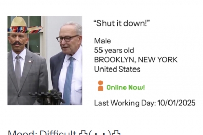 thumbnail - “셧다운 탓하지 마!”…백악관, 민주당 향한 조롱 페이지 공개
