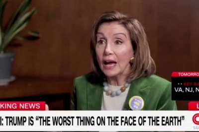 thumbnail - 낸시 펠로시 전 하원의장 “트럼프는 지구상 가장 최악의 존재”