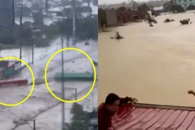 thumbnail - 컨테이너도 ‘둥둥’…헬기도 추락시킨 우주에서 본 태풍 ‘갈매기’