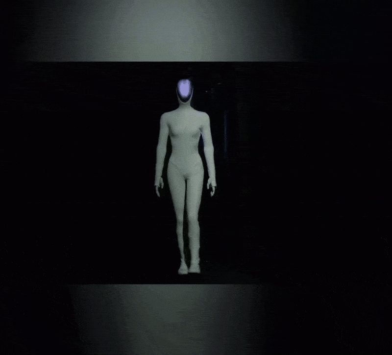 중국 샤오펑 자동차가 지난 5일 개최한 ‘2025 샤오펑 기술의 날’ 행사에서 차세대 휴머노이드 로봇 ‘IRON’. 너무도 자연스러운 걸음걸이에 ‘사람 연기설’까지 나왔다. SNS 캡처