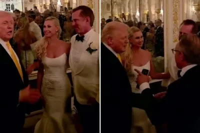 thumbnail - “어머나!” 트럼프, 마러라고 결혼식 난입…하객들 난리 났다