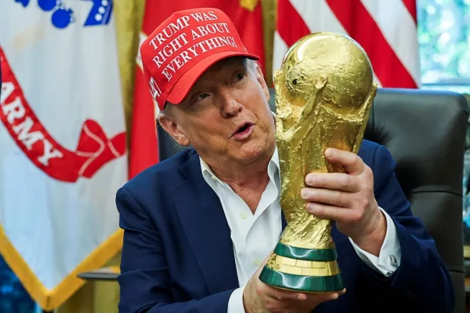 2026 북중미 월드컵과 도널드 트럼프 미국 대통령. 2025. 08. 22 로이터 연합뉴스