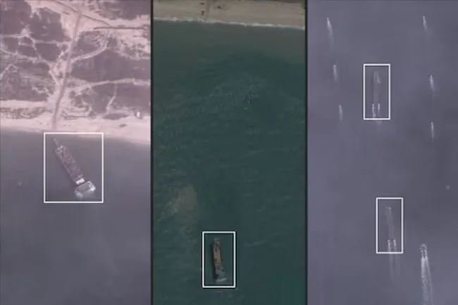 민간 선박으로 구성된 중국 그림자 해군 훈련 모습. 로이터 연합뉴스