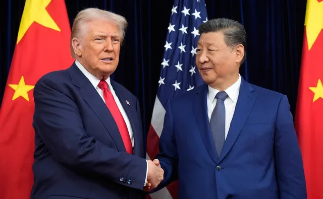 도널드 트럼프(왼쪽) 미국 대통령과 시진핑 중국 국가주석. AP 연합뉴스