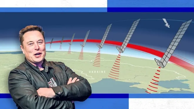 일론 머스크와 스타링크 이미지