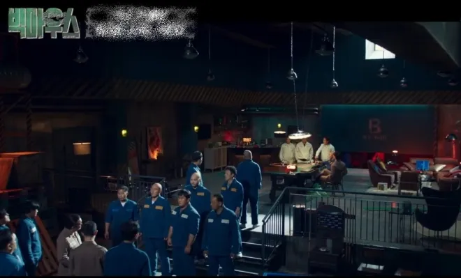 교도소 내 호화로운 비밀공간이 등장하는 MBC 드라마 빅마우스(2022) 한 장면