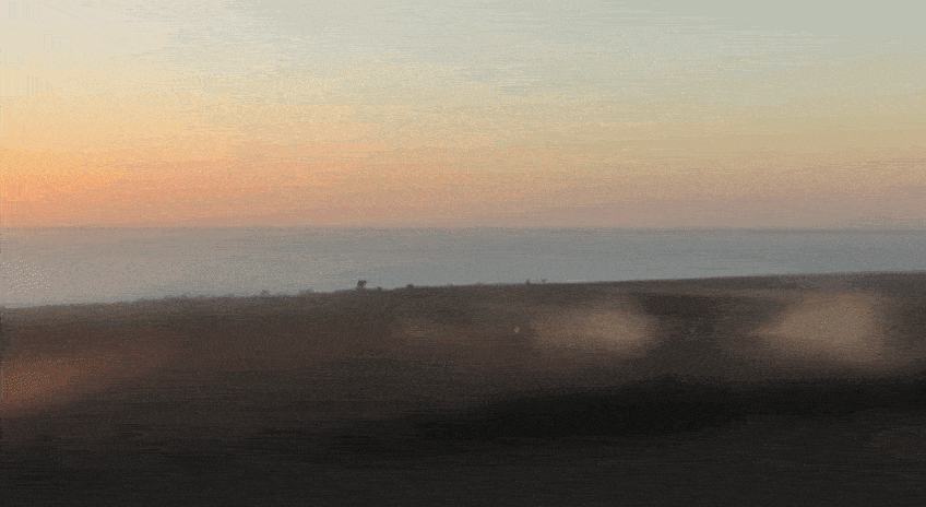 2025년 8월 30일 러시아 본토를 향해 날아간 플라밍고 미사일. 군사 전문 블로거 니콜라옙스키 바뇨크 텔레그램