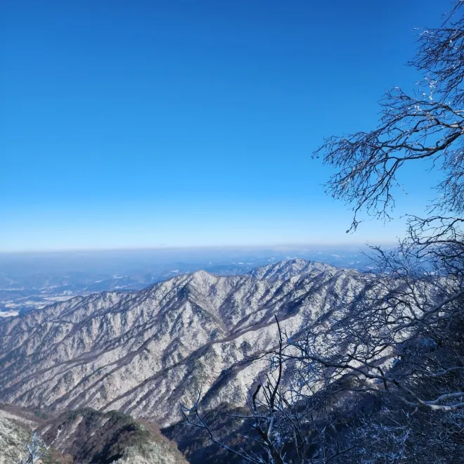 치악산의 겨울 풍경