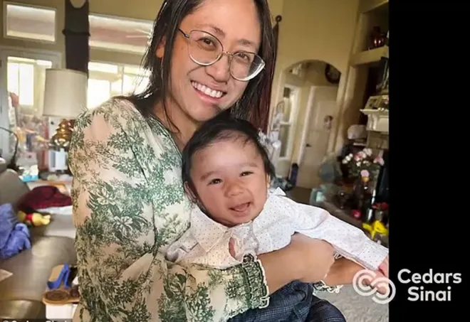 미국 캘리포니아에서 거대한 난소 종양 제거 수술을 앞두고 있던 한 여성이 임신 사실을 알게 된 뒤 며칠 만에 건강한 아기를 출산하는 기적이 일어났다. 사진=시더스-시나이 메디컬센터