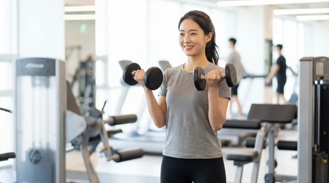 체지방 축적 막아주는 혈당 관리에 적합한 시간이 따로 있다는 주장이 나왔다. 운동하는 여성 자료사진. 123rf.com
