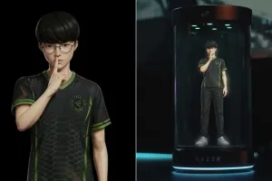 병 속에 선 ‘페이커’…AI가 책상 위로 나왔다