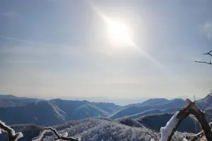 삼도를 가르는 능선 위의 산, 민주지산의 깊은 겨울