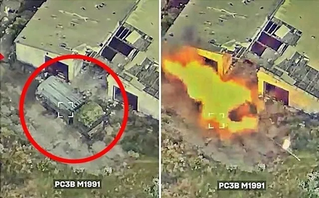 지난해 6월 우크라이나군은 노보파블리우카 방면에서 북한제 M1991 다연장로켓포(MLRS)를 격파했다고 밝혔다. 영상 캡처