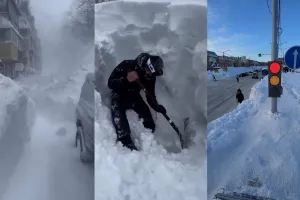 (영상) 눈에 파묻힌 실시간 러시아 캄차카 모습