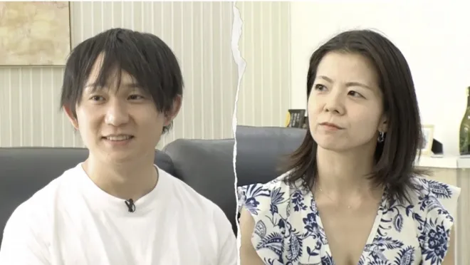 말레이시아에서 일부다처 가족으로 생활 중인 일본인 남성 다카(왼쪽)와 제1부인 에리. 아메바(ABEMA) ‘사랑의 하이에나 시즌5’ 캡처