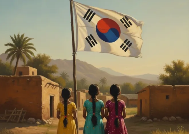 한국 문화에 푹 빠져있던 인도의 어린 세 자매가 투신 사망하는 사건이 발생했다. 사진은 AI 합성 이미지. 기사와 관계 없음