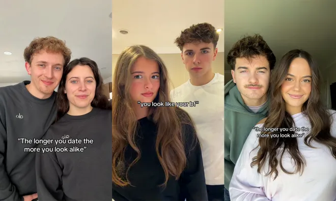 thumbnail - 장기 연애 커플 특: 서로 닮음