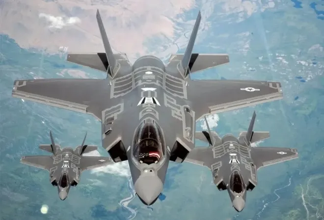 미 공군 F-35 편대. 미 공군 제공
