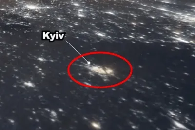 thumbnail - 우주에서 본 ‘미사일 폭격’ 속 우크라…요격 성공 순간 포착