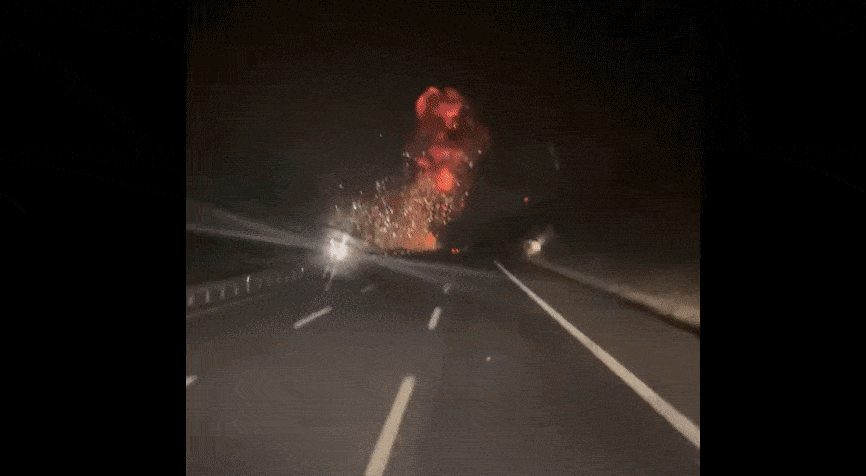 소셜미디어 엑스에 공개된 영상의 일부