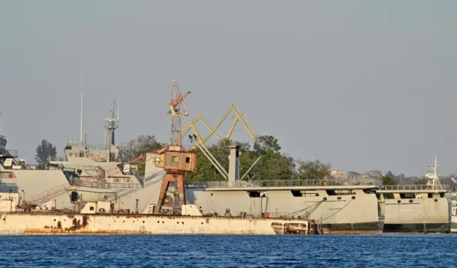 아바나에 정박한 쿠바 국경수비대 선박 자료사진. 연합뉴스