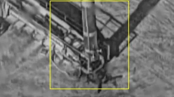 지난 28일(현지시간) 이스라엘군이 공개한 이란의 탄도미사일 발사대. IDF 제공