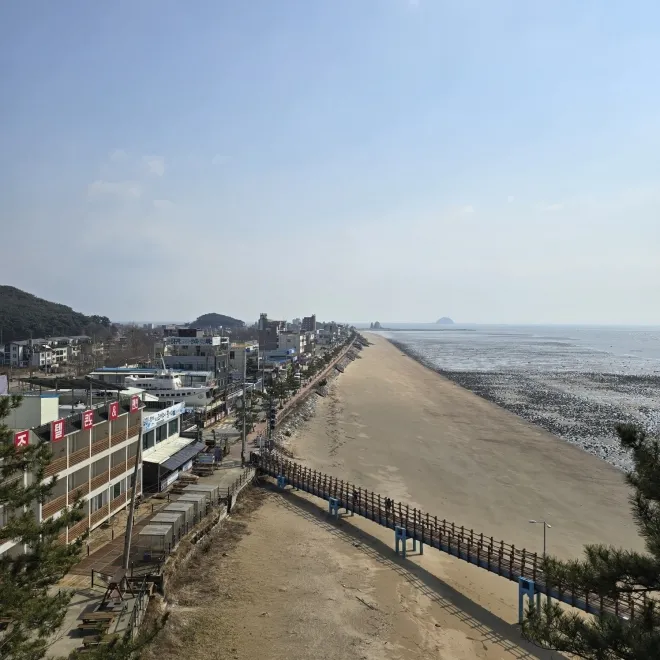 탑재산에서 바라보는 제부도의 풍경