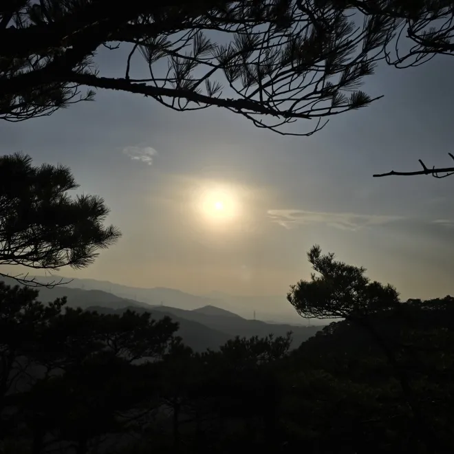 괘방산 육지방향 풍경