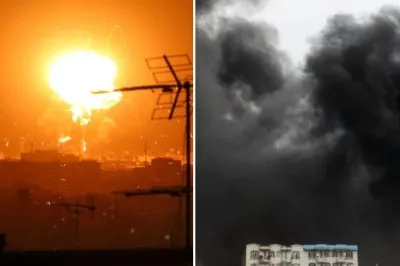 thumbnail - 지옥문 열렸다…시커먼 ‘기름비’에 독성가스까지, 재앙 속 이란 상황