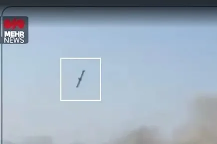 영상에 포착된 토마호크 미사일